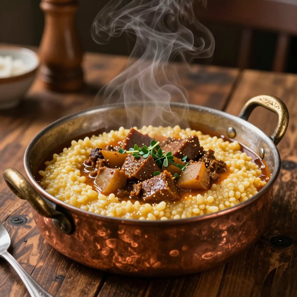 Polenta con stufato